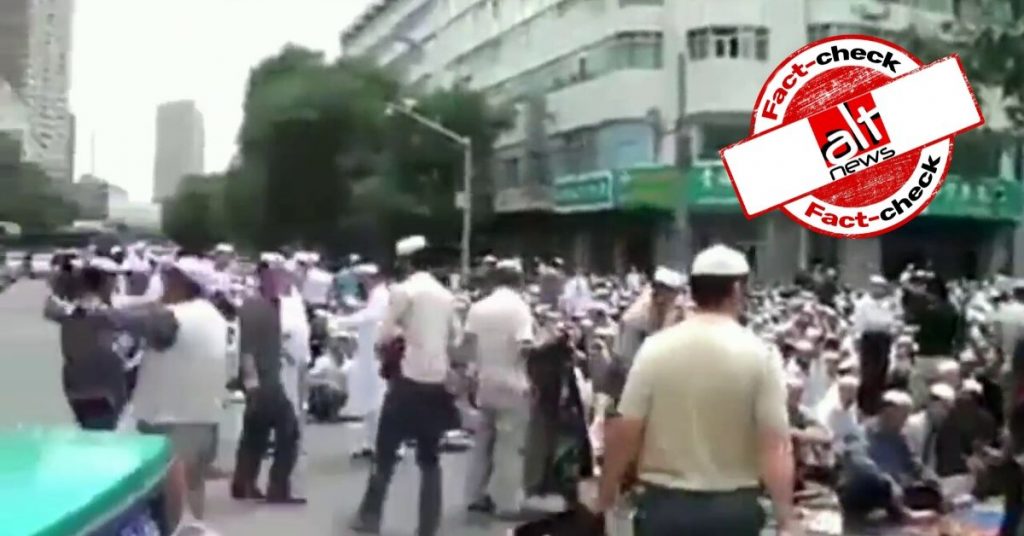 Coronavirus: Old video from China viral as people embracing Islam, reading namaz in public