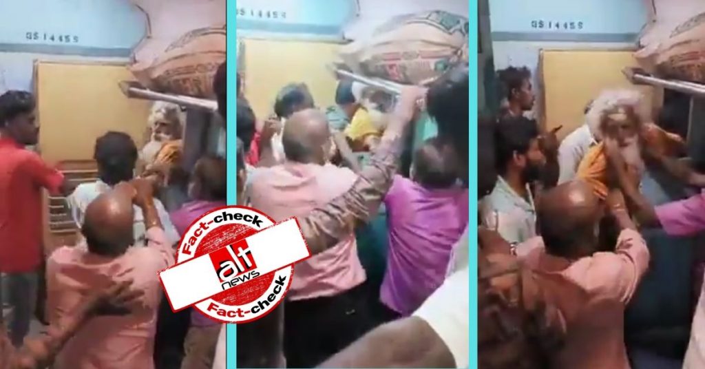 Video of Hindu monk beaten for misbehaving with child shared with false communal narrative