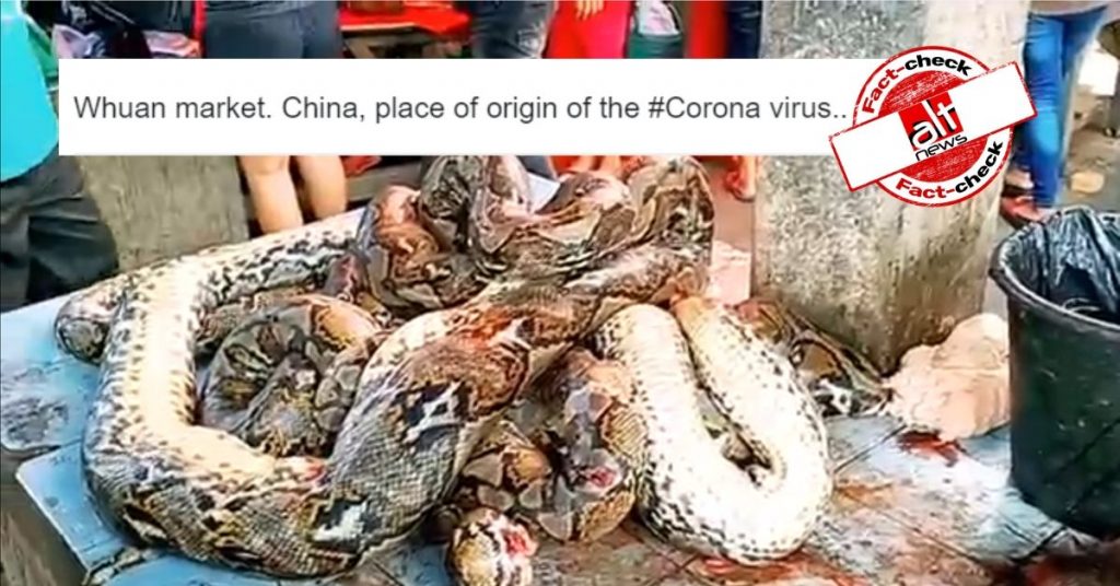Coronavirus: Video from Indonesia shared as wet food market in China’s Wuhan