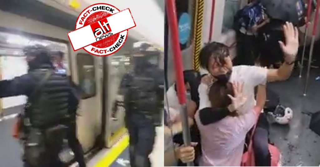 Police action during Hong Kong protest shared as crackdown on coronavirus patients in China