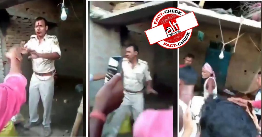 Old video shared as the recent incident where police was attacked during lockdown in Aurangabad