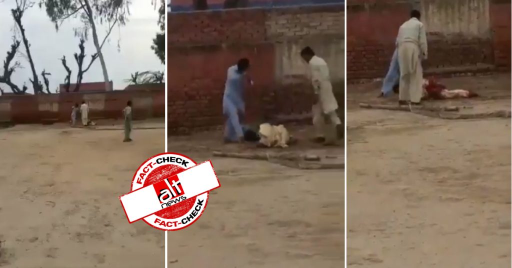 Video from Pak falsely linked with Hindu man’s alleged murder by Muslim men in Rajasthan