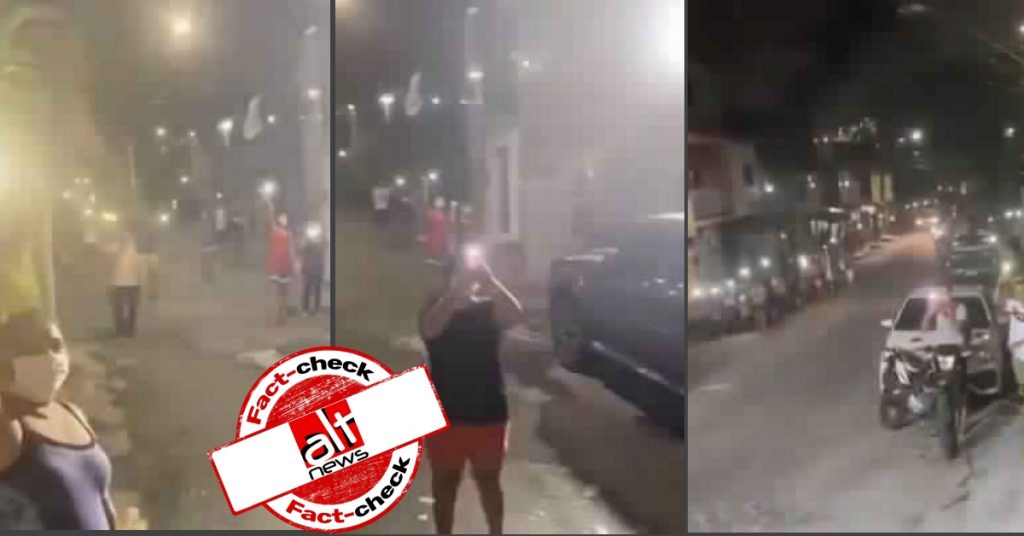 No, this video doesn’t show people in Brazil and Switzerland following PM Modi’s ‘9pm-9min’ appeal