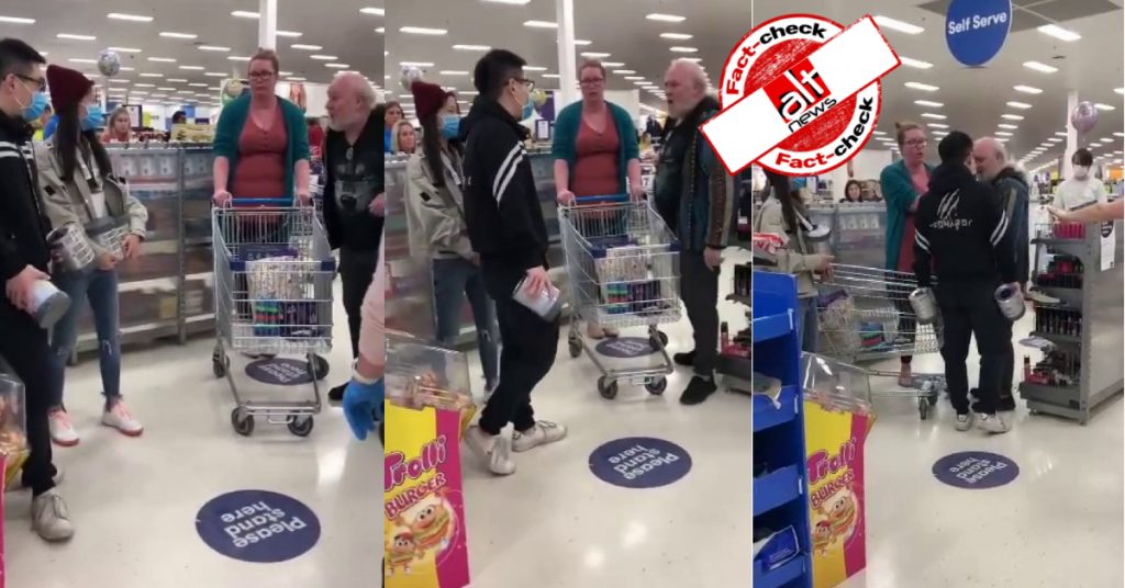 TV9 Gujarati shares video with false claim that Chinese nationals banned in Australian supermarket