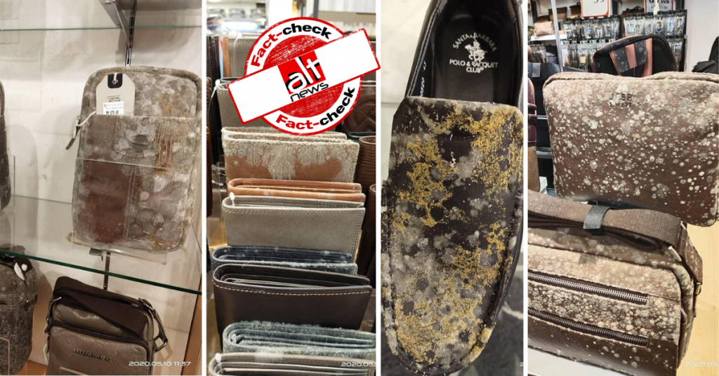 Images of leather goods covered in mould in Malaysian Mall viral as Shoppers Stop, India