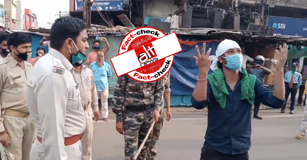 Clip of a street play on social distancing viral with false communal angle