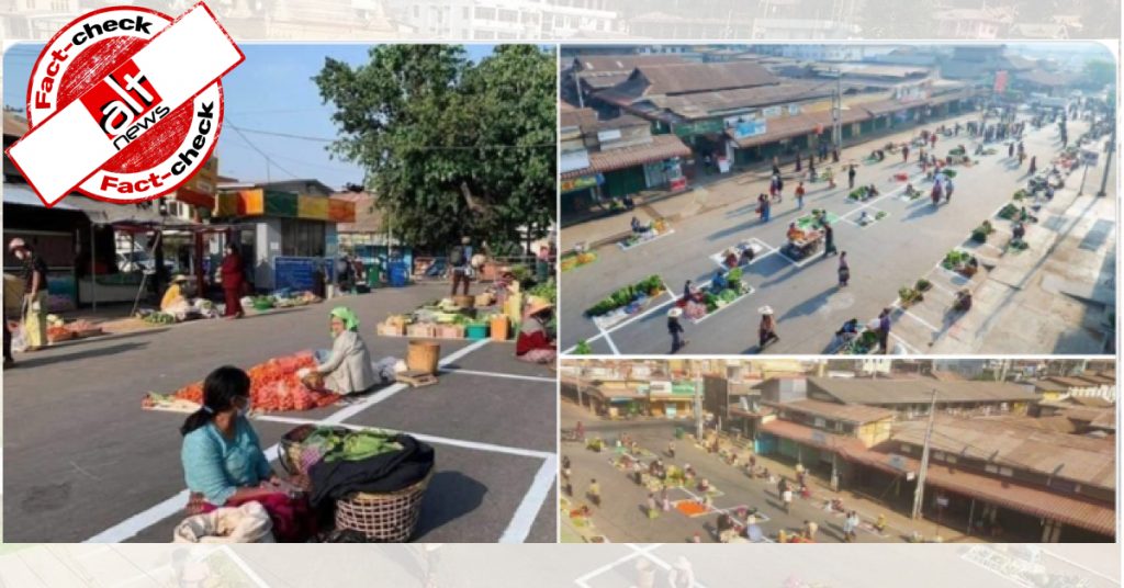 Images from Myanmar viral as social distancing in Mizoram vegetable market