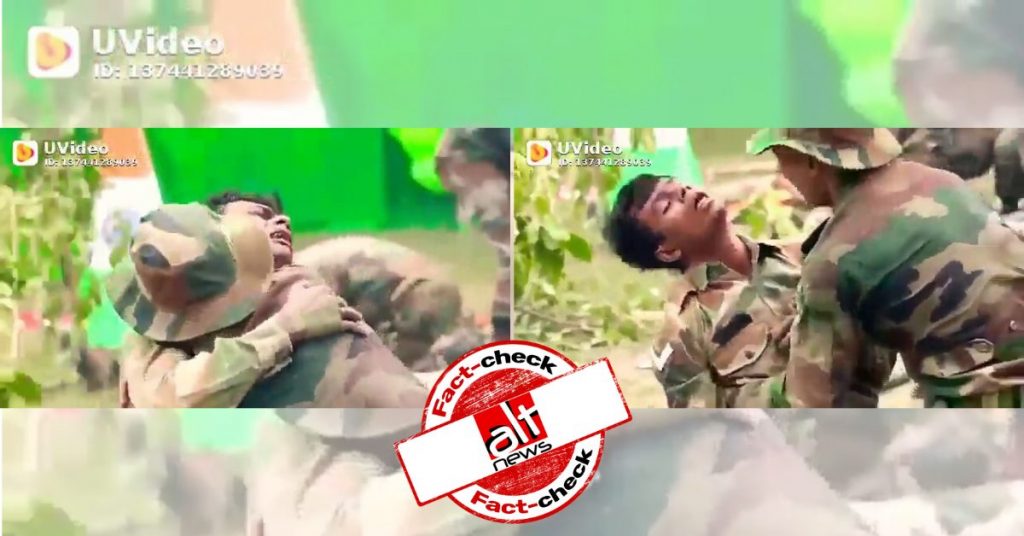 Pakistani FB pages share old, manufactured video as plight of Indian soldiers in dispute with China