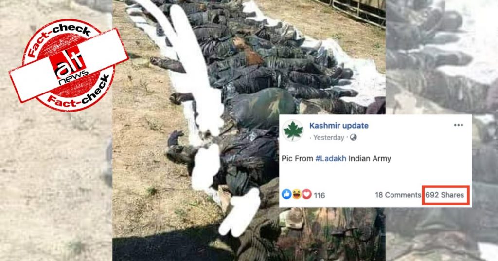 India-China dispute: Old image from Nigeria shared as slain Indian army soldiers in Ladakh