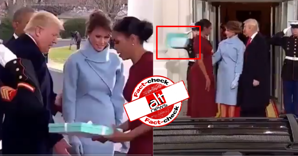 Old tampered video showing Barack Obama tossing away Melania Trump’s gift resurfaces