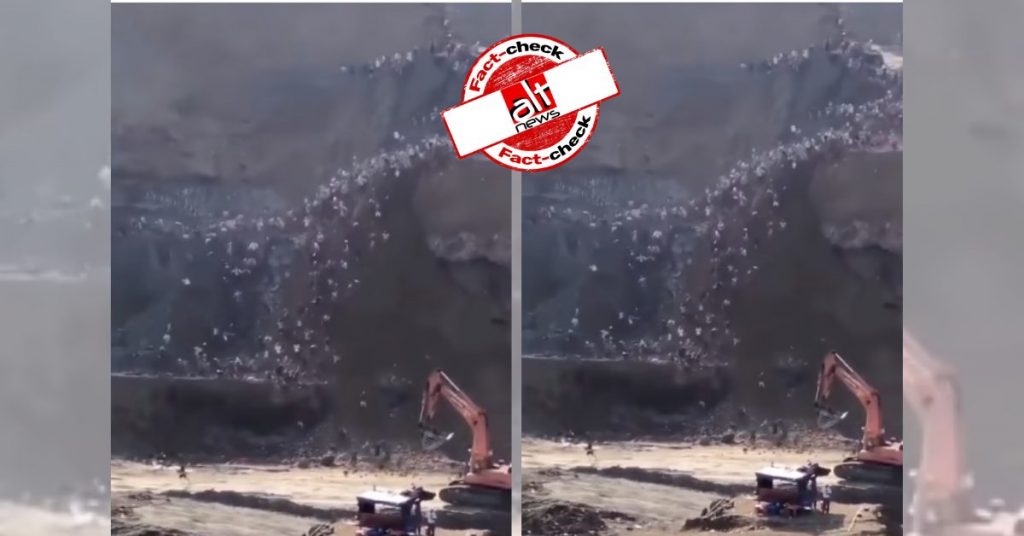 Old video shared as scores of Indians running to block illegal Chinese construction along LAC