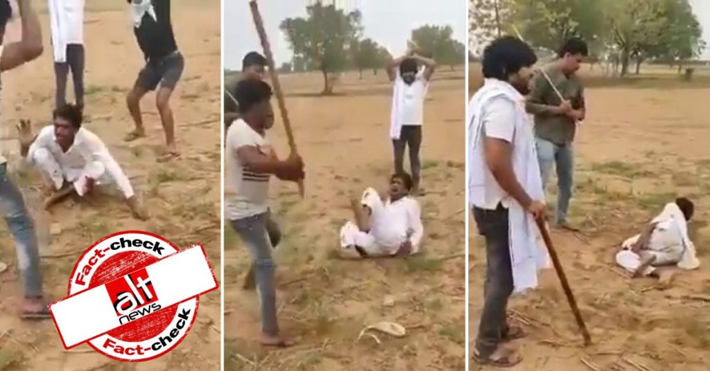 Video from Haryana falsely shared as caste-based violence in UP