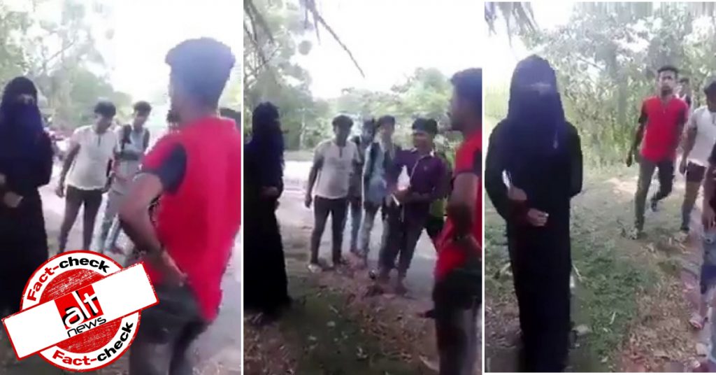 Old video from Bangladesh viral as RSS members harassing woman in India