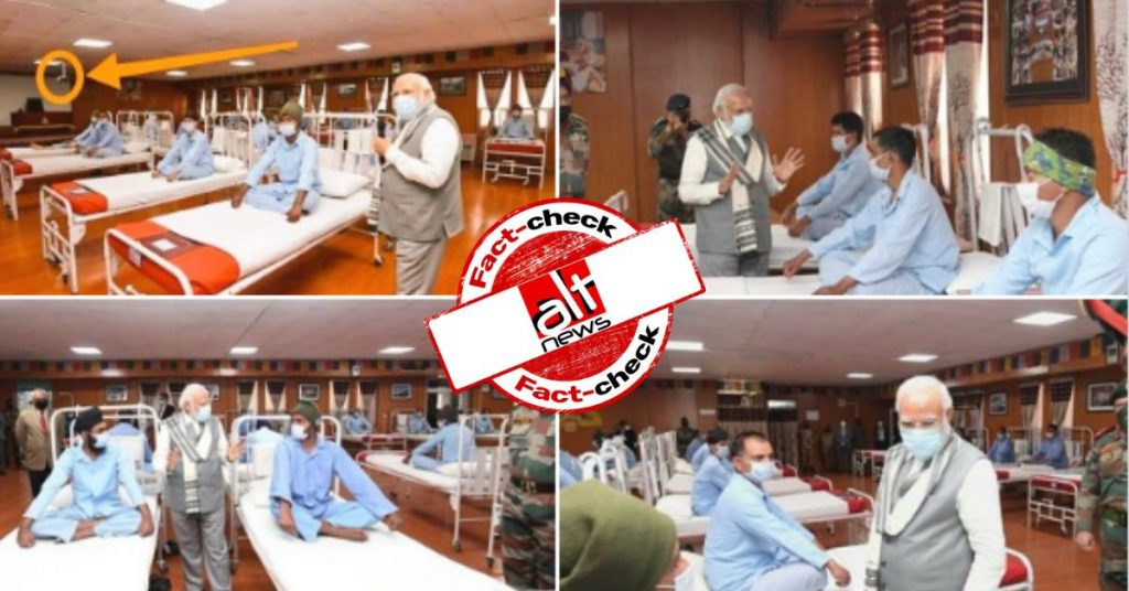 PM Modi’s visit to Leh Army Hospital wasn’t a manufactured photo-op