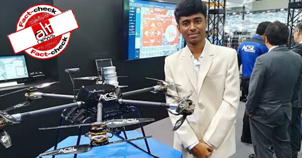Fact-check: Did PM Modi induct Prathap who claims to make drones from e-wastes into DRDO?