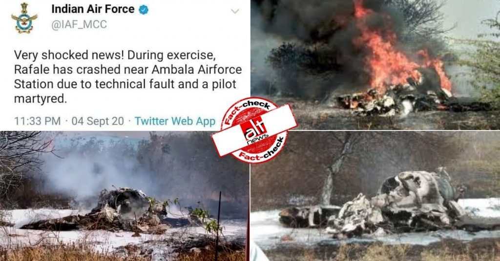 Old images of Mirage 2000 crash viral as two pilots dead in Rafale crash during training