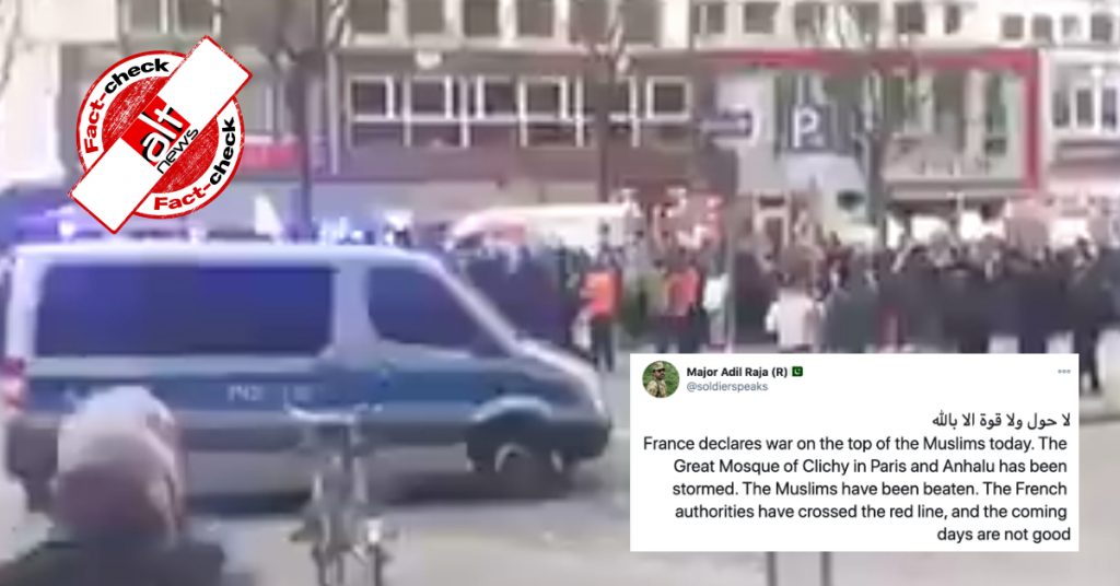 Old video from Germany falsely viral as ‘France declares war on Muslims’