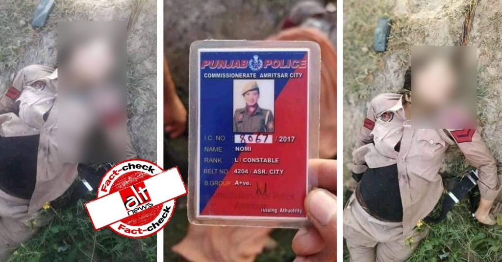 Punjab woman constable’s death in road accident given rape-murder spin on social media