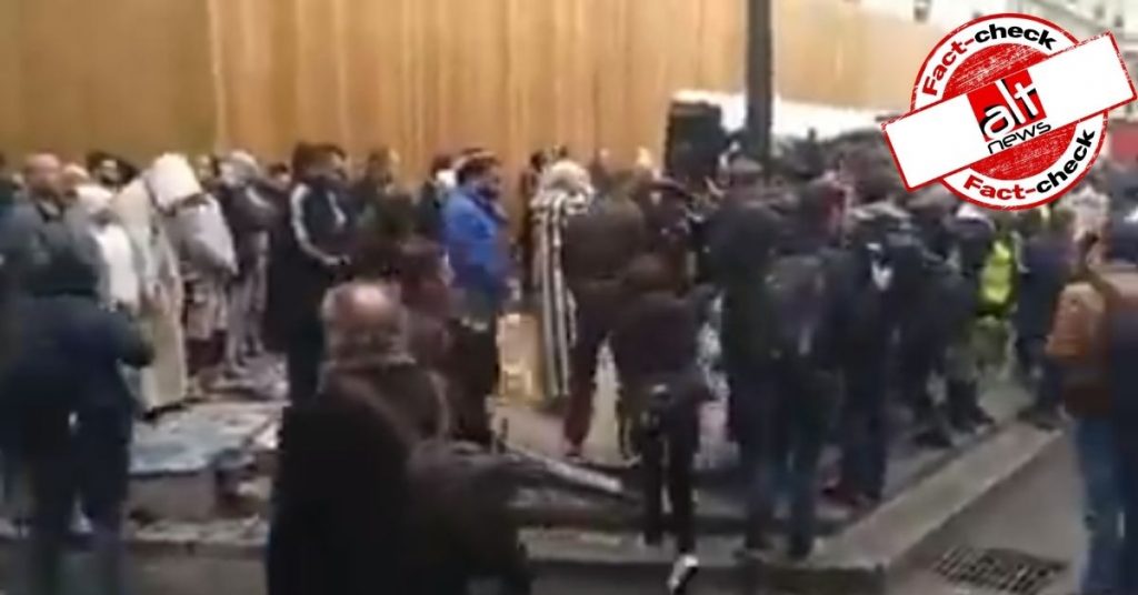 Old video of protest by Muslim community in Paris revived after French teacher’s killing