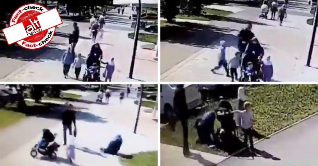 Old video of Muslim woman attacked in Russia shared as France amid recent killings