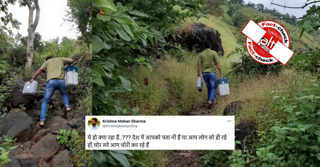 Photos from 2019 falsely viral as EVM machines being ‘stolen’ during Bihar polls