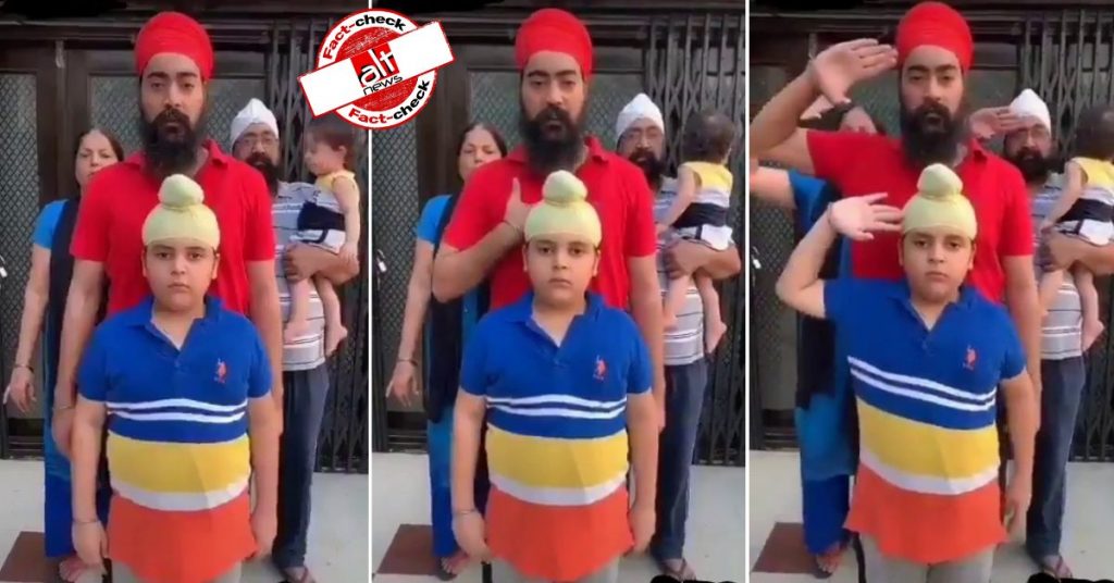 Old, unrelated video shared as Sikh family praising PM Modi amid farmers’ protest