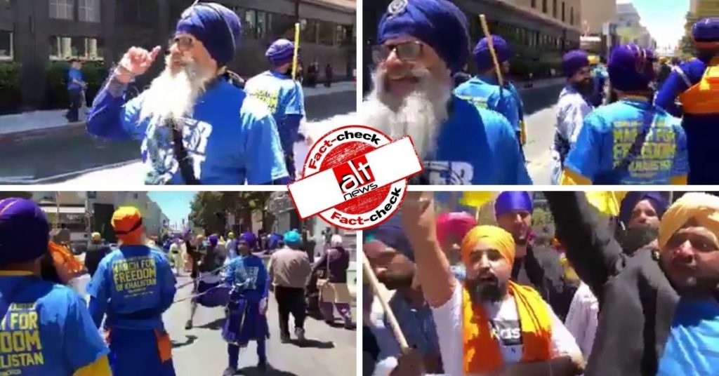 Old video of pro-Khalistan rally in US linked with farmers’ protest