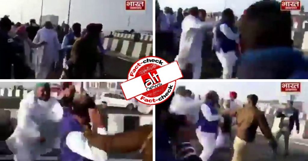 No, BJP leader ‘Umesh Singh’ wasn’t beaten for raising pro-Pak slogans at farmers’ protest