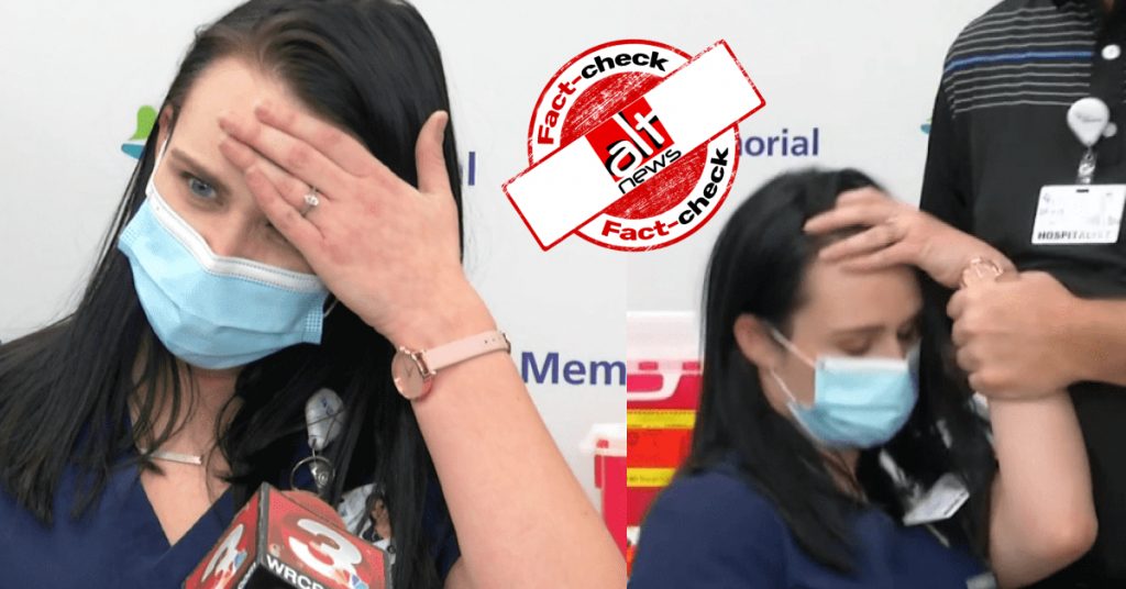 US nurse fainted after COVID vaccine jab due to medical condition, did not die