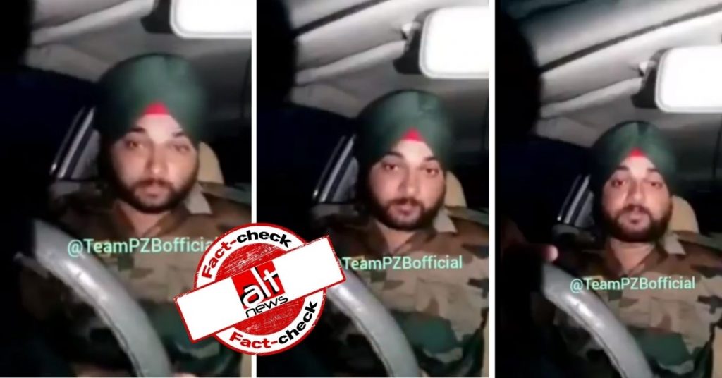 Farmers’ protest: Pak users share old video of man posing as army officer demanding for Khalistan