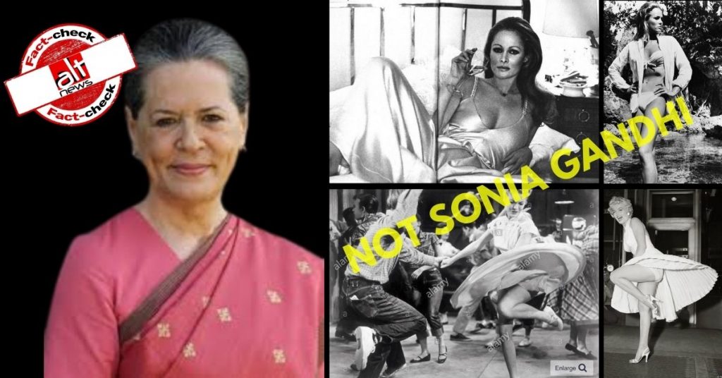 Images of Hollywood actresses used to target Sonia Gandhi with sexist comments