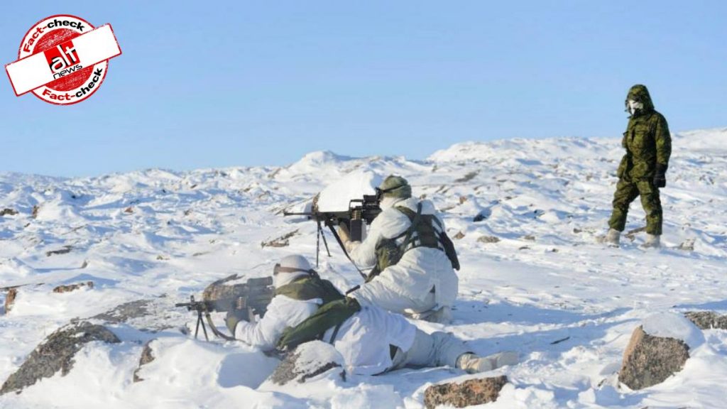 Image from 2014 falsely shared as Canadian Army giving winter warfare training to Chinese PLA