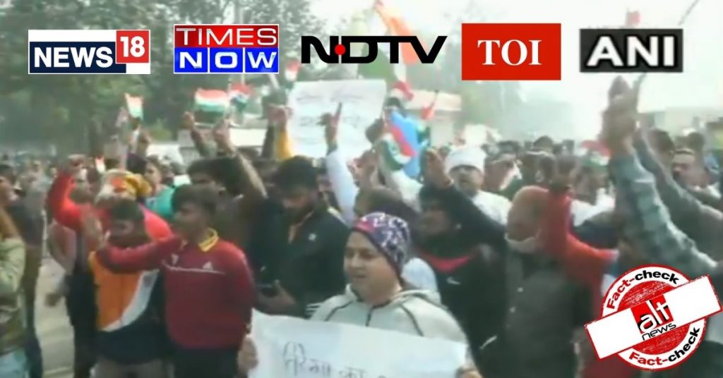 Media reports present Hindu Sena-backed protest as ‘locals’ against farmers at Singhu border