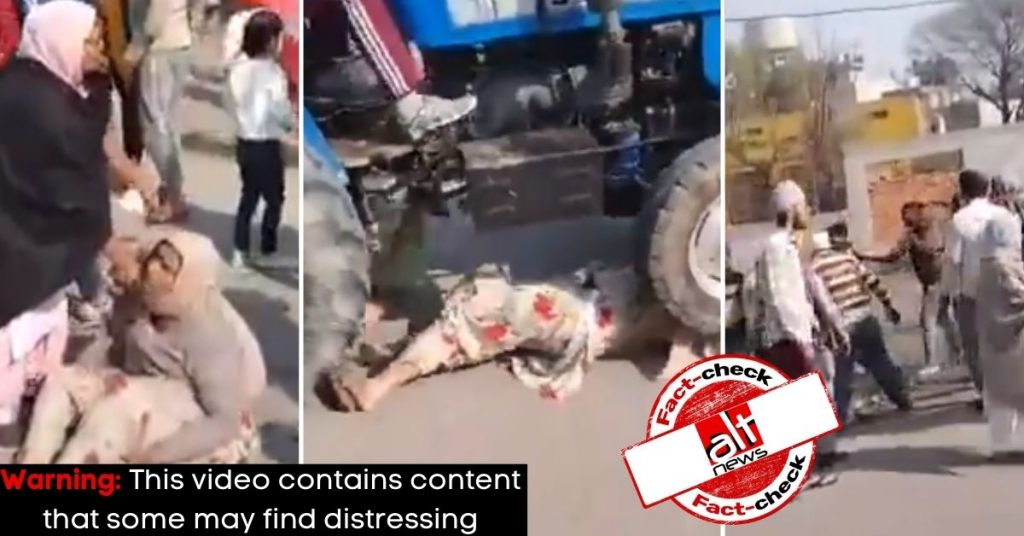 Video of water tanker running over women protestors shared with false claims