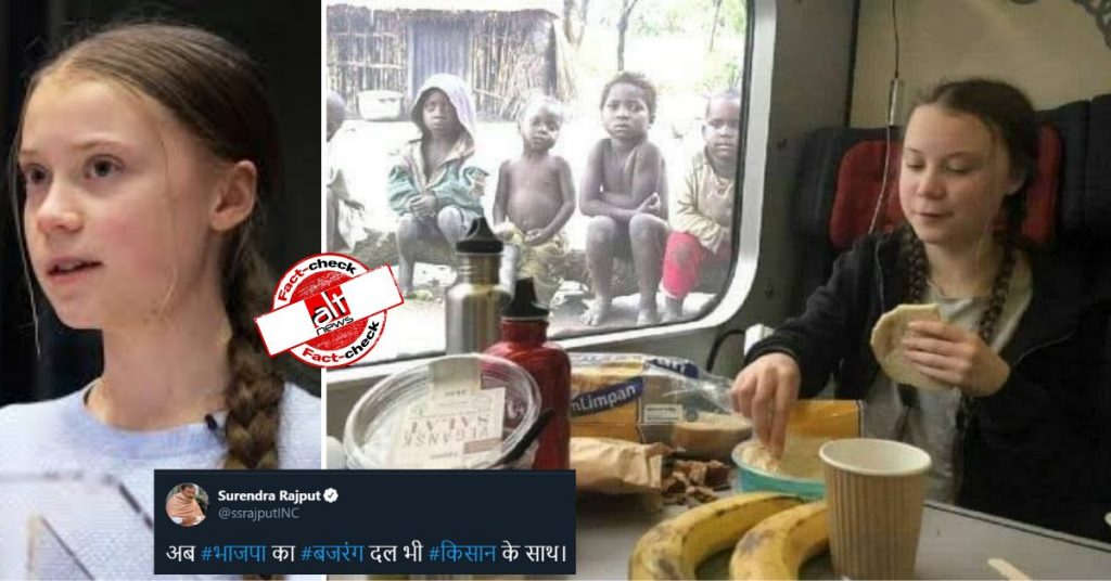 Morphed image of Greta Thunberg shared amid farmers’ protest toolkit controversy