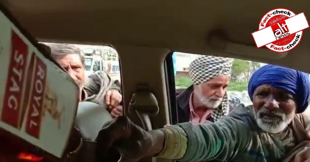 Old video falsely shared as alcohol distribution during farmers’ protest