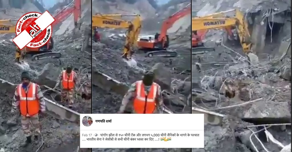 ITBP’s rescue operation in Uttarakhand shared as Chinese bunkers removed by Indian army in Pangong Tso