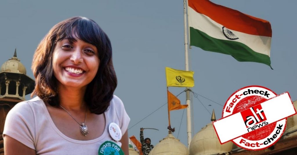 Disha Ravi toolkit case: Separatist flags were not raised at Red Fort, ASG’s claim false