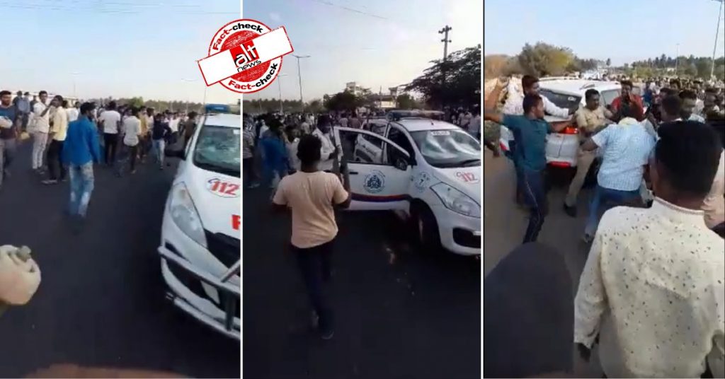 Fact-check: Were Mysore cops beaten for fining people for not wearing masks?