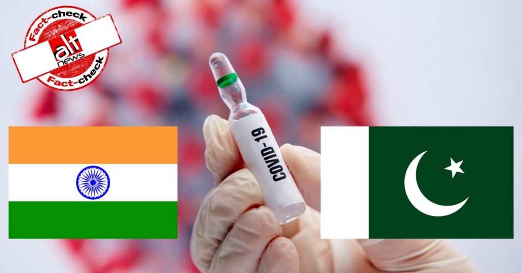 Is India supplying free COVID vaccines to Pakistan?