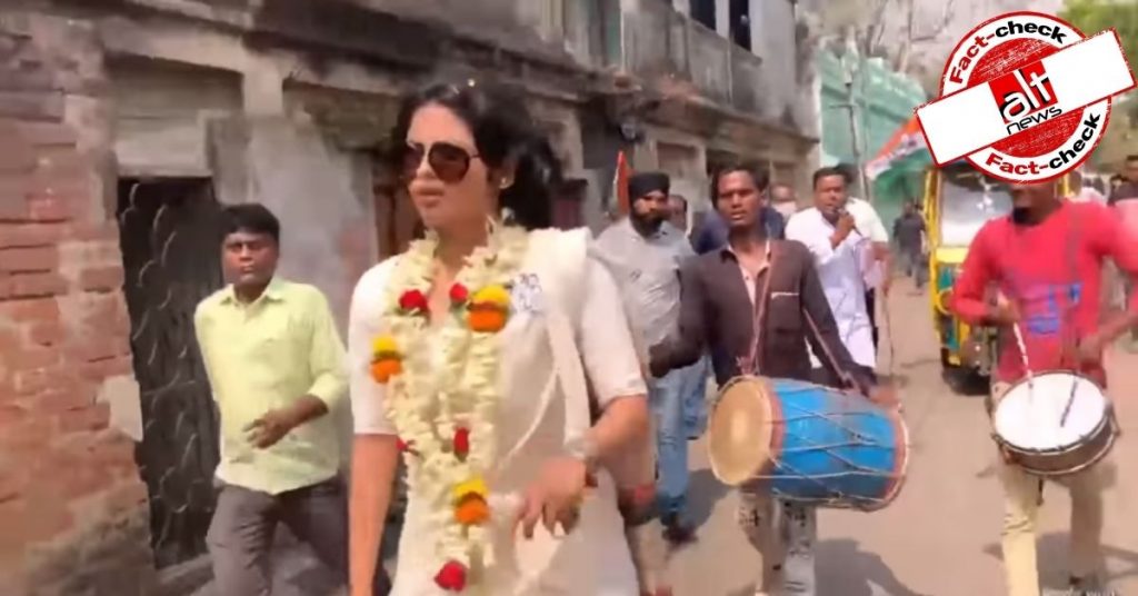 Fact-check: Was Saayoni Ghosh running due to harassment by TMC workers?