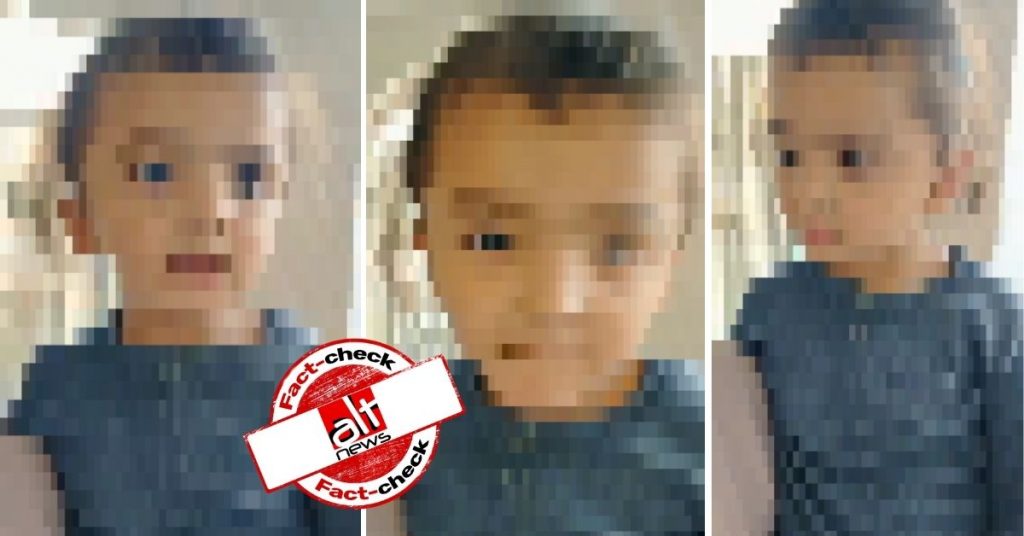 Old video of lost child who was reunited with parents viral with false claim