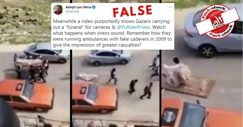Old fake funeral video from Jordan viral to discredit reports of Palestinian casualties