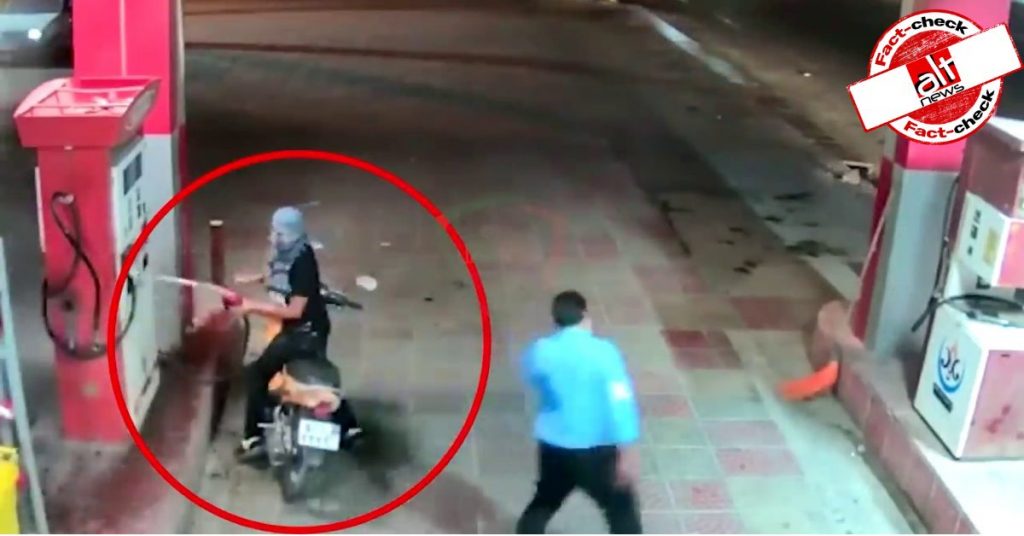 Video from Iran shared as man enraged over rising petrol prices sets pump on fire