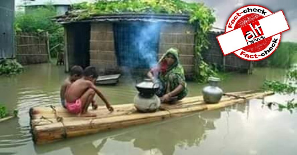Gujarat Congress Seva Dal shares photo from Bangladesh as aftermath of rain in India