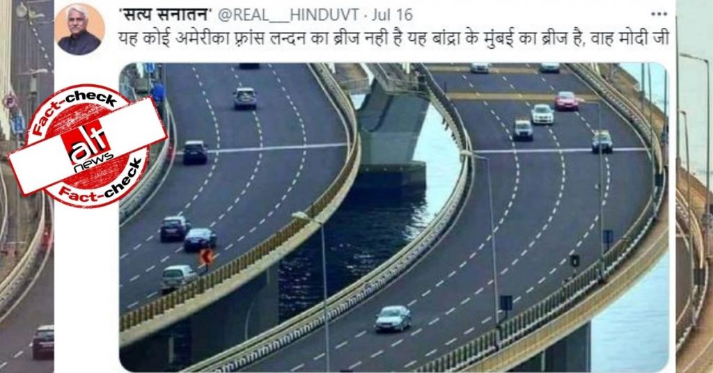 Bandra-Worli Sea Link inaugurated by Sonia Gandhi in 2009 credited to PM Modi