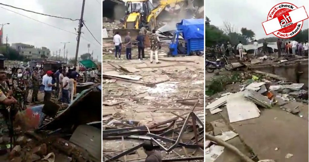 Fact-check: Did Ujjain police demolish houses of those accused of chanting ‘Pak Zindabad’?