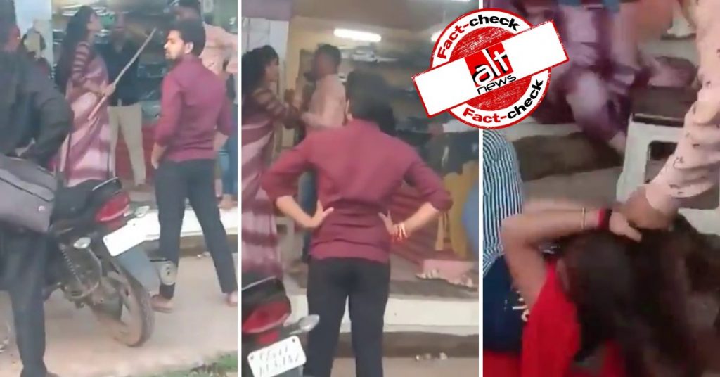 Video of woman thrashing BJP councillor placed out of context on social media