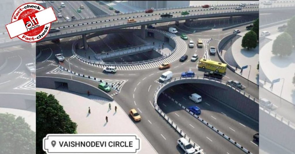 Photo of Ukrainian project shared as Vaishnodevi Circle in Ahmedabad