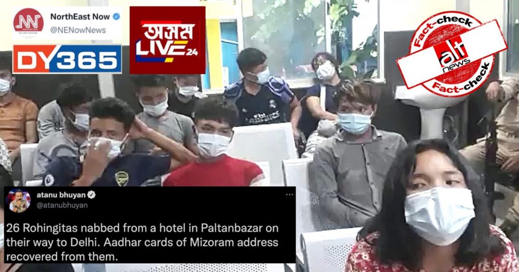 Assam news outlets misreport 26 ‘Rohingya Muslims’ arrested in Guwahati